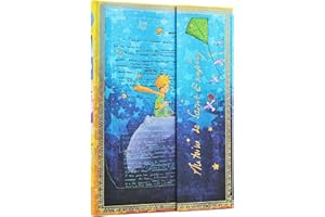 PAPERBLANKS Saint-Exupéry, The Little Prince (Embellished Manuscripts Collection) Midi Lined Hardcover Journal (Wrap Closure)