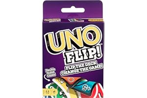 UNO Kid Mattel Games Uno Flip Side Card Game, Multi Color