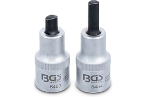 BGS 6455 | Spreiz-Einsatz-Satz für Federbeinklemmung | 2-tlg. | 12,5 mm (1/2") | 5 x 7 mm + 5,5 x 8,2 mm | Radlagergehäuse-Spreizer | Aufspreizer
