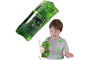 WIGGLY JIGGLY Giocattoli Ondeggianti - Creature Inquietanti di Deluxebase. Grande serpente d'acqua morbido con figure di lucertole e ragni. Fantastici giocattoli sensoriali per l'autismo e per l'ADHD