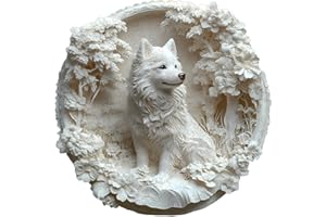 HAKUMATA Puzzle drewniane dla dorosłych pies Samoyed - 295 elementów w pudełku upominkowym, dekoracja ścienna i prezent dla przyjaciół i rodziny (od 14 lat+)