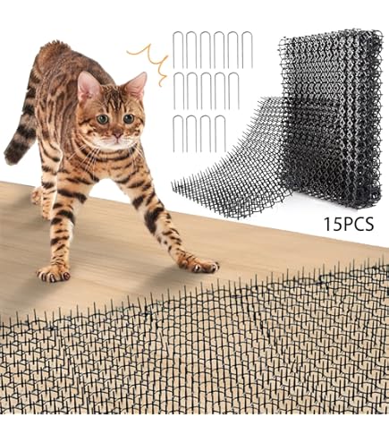 Tappetino Anti-Animali 400x30 Cm - Repellente Per Gatti, Cani E Volpi Da Giardino O Orto - Foto 4