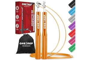 ONE REP | Comba Profesional de Aluminio Ajustable – Cuerda de Saltar para Crossfit, Boxeo y Fitness | Jump Rope Ligera y Rápida con Rodamientos 360° Antideslizante