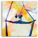 Produktbild von Sinus Art Leinwandbild Katamaran I 60x60cm Aquarell Art Leinwandbild