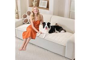 ENONCI Epais Housse de Canapé Lavable, Flanelle Douce Universelle Housse Canapé, Housse de canapé Antidérapant, Housse Canape d'angle Protège Meubles