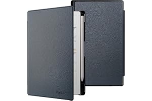 DMLuna Case for 7.3" Remarkable Paper Pro Move 2025, Slim Hardshell PU Leather Protective Cover Case, Built-in Pen Holder, Au