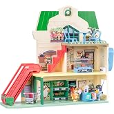 Bluey and Escalator Bingo Supermarket Play Set, Toddlers, Sounds and 15 Pieces, Grocery Game Set