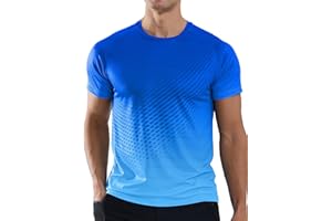 VEEPRO Men’s T-Shirts Gym Running T Shirts for Men Moisture Wicking Athletic Sport Breathable Tops Quick Dry Short Sleeve Workout T-Shirt