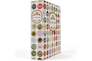 Leuchtturm 363949 Album per Tappi a Corona Grande, Tappi a Corona - Inglese, con 5 Maniche COMPART per 210 Tappi a Corona usati