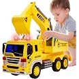 Bagger Spielzeug Mit Licht & Sound – Ferngesteuert, Für Kinder 3-7 Jahre | Baustellenauto Mit Beweglichem Arm