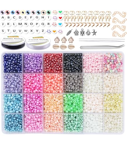 PH PandaHall - Set di 100 g/scatola di perline di rocaille, vetro, smalto per cottura, colori opachi, rotondo, verde scuro, 2 mm, foro: 0,3 mm