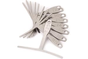 Galgas de Radios Bajo Cuerdas StewMac, Set de 9