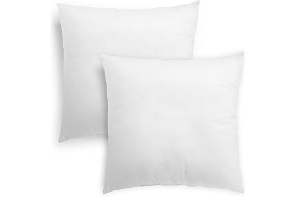 Sleepling Uppsättning av 2 kuddar 50 x 50 cm, kuddfyllning, soffkuddar, inlopp