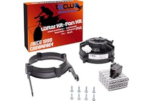 Ventilator Kit 2 TAKT Lüfter SPAL Set 2Takter mit Temperatursensor und Halter für Enduro Kompatibel/Ersatz für KTM, HUSQVARNA und GASGAS ab Baujahr 2017