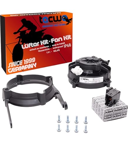 Ventola Raffreddamento SPAL Originale Per KTM, Husqvarna, GASGAS - Plug & Play - Foto 4