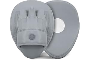 Lions Curved Focus Pads Hook & Jabs Gloves Punch Bag Mitts Boxing MMA Kick Training