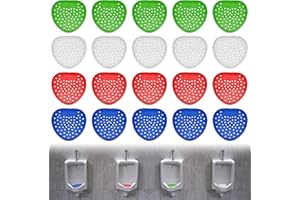 GOMETY 20 coladores de orinales con fragancia, protección contra salpicaduras, filtro universal con fragancia, filtro de orinal, eliminador de olores, uso para baños públicos en hoteles, centros comerciales,