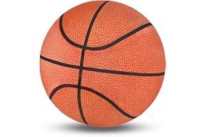 Jofuni Silent Basketball Indoor Unkomprimiert - Größe 7 Soft Basketball Hochdichter Schaumstoff mit Bezug für Leiseres Dribbling & Indoor-Training Toy Geschenke Spielzeug für Kinder 8-12