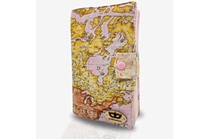 COVERS4BOOKS Funda Libros Lectura | Funda para Libros de Lectura Pequeños de Tapa Blanda y Mucho Grosor | Funda Literaria 100% Algodón | Funda Libro Talla S | Protector Libros de Lectura