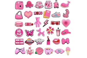 Daover Shoe Charms for Clogs, Cute and Unique Shoe Charms for Clogs, PUV Shoe Charms Decoration Accessories, DIY Shoe Decorations for Kids Adults Teens Birthday Party