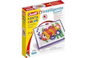 Quercetti - 0922 Fantacolor Portable Loisirs Créatifs - Jeu De Mosaïques
