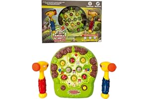 Generico Gioco Cattura La Talpa Acchiappa Talpa con Luci e Suoni Gioco Martello Giocattolo Elettronico Arcade Interattivo Colpisci Le Talpe
