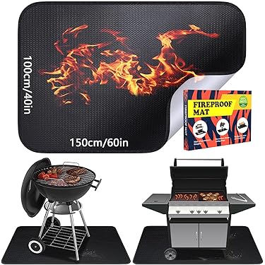 Set Da Barbecue COPOTTEY 3 Pezzi - 2 Griglie Antiaderenti In Porcellana Per Costine (fino A 8) + Spazzola In Silicone, Per Affumicatore E Griglia