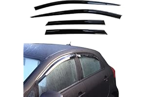 AUTO CLOVER Wind Deflectors Set for Kia Rio 2012-2016 (4 pieces)