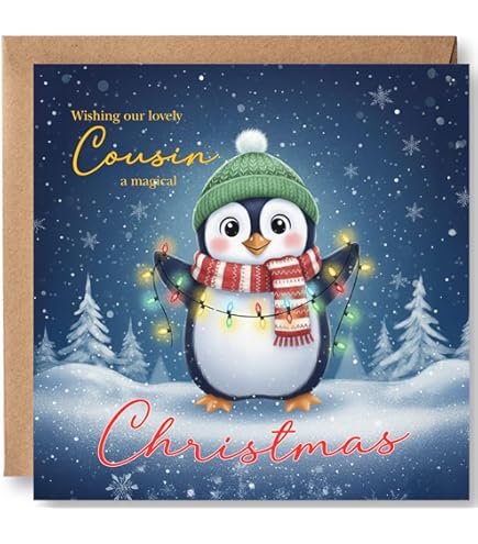 Cousin Christmas Card Festive Drinks And Snacks - Highworth Emporium - View #9