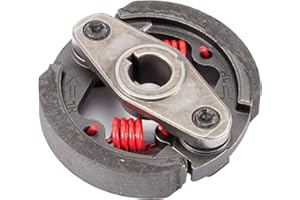 AQXREIGHT Pocket Bike Clutch, Aluminium Pocket Bike Clutch ATV Heavy Duty Fit for 2 Stroke 43cc 47cc 49cc Mini Moto ATV Quad 4 Wheeler
