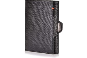 DONBOLSO Wallety NextGen etui na karty z przegródką na monety, do 11 kart, ochrona RFID, Wallety