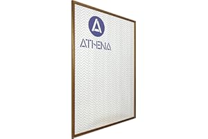 Athena Honey Oak Thin Premium Wood Picture Frame 60 x 80cm - 60 x 80 cm Frame - Photo Frame - 60x80 Frame Oak with Clear Styrene Sheet & Wall Mounted Hook – 80 x 60 cm