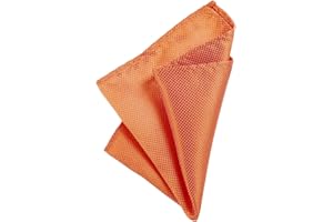 DonDon fazzoletto da taschino 21 x 21 cm per uomo adatto ad occasioni cerimoniali in colori diversi