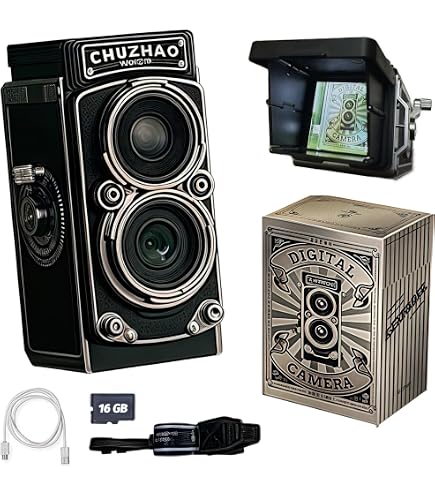 Mini Retro Kamera, Digitalkamera Vintage Mit 1080P  Produktbild-Vorschau 8