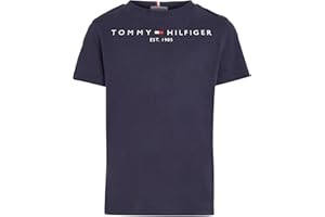 Tommy Hilfiger T-Shirt Essential S/S Maglietta Unisex-Bambini e Ragazzi