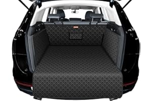 Alfheim Car Boot Liner Double Deck Protector-Nonslip Waterproof Durable Washable Cargo Cover Mat Travel, Universal for Medium Small Car SUV