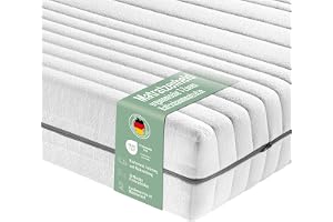 Madrasshjä Wellness-madrass | Ergonomisk 7-zons kallskummadrass | Hårdhetsgrad 5 (H5) från 120 kg | Öko-Tex certifierad