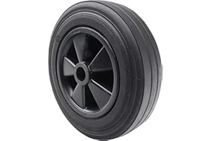 TRAILER PARTS4U Original Winterhoff Vollgummi Ersatzrad 200 x 50 mm für Anhänger Stützrad Bugrad Trailer Kunststoff Felge passend für Winterhoff, Alko Knott etc. 294364