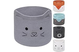 AXHOP Aufbewahrungskorb Aufbewahrungsbox Kinder 33 ×33 Faltbare Spielzeug Aufbewahrung für Regal. Ideal für Kallax, Kleidung, Spielzeug, Wäschekorb, Kinder, Kinderzimmer, Büro.