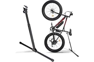 BIKE NOOK T El soporte de suelo vertical original para bicicletas para almacenamiento en garaje, uso interior y exterior, no requiere perforación, soporte para bicicletas