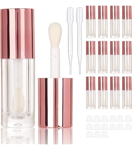 25 Leere Lipgloss-Röhrchen Mit Applikator – 4 Ml, Für DIY Lippenöl & Gloss