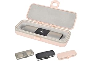 iGuerburn Hartschalenkoffer für AliveCor KardiaMobile 6-Lead Personal EKG, Herzmonitor Hülle für KardiaMobile 6L ECG (Rosa)