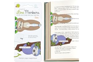 Gifts for Readers & Writers Linemarker Magnetic Bookmarks - Set of 2 | Page Holder Set | Book Holder Clips for Reading | Stylish Magnet Page Markers | Gift Idea for Readers, Book Lovers
