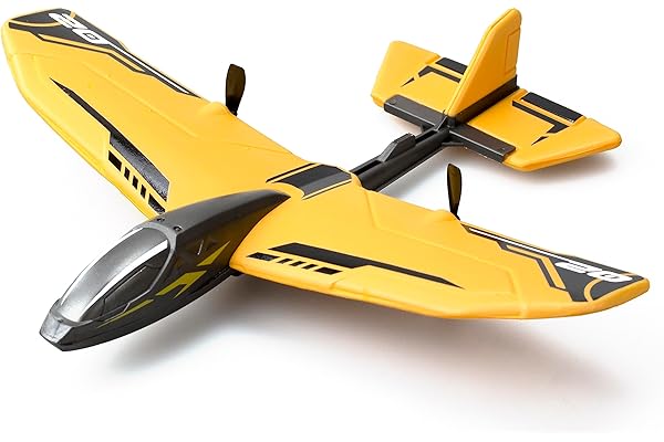 Flybotic - Avion Télécommandé Hornet Evo - Matière Mémoire de Forme - Jouet Radiocommandé Volant pour enfant et adulte - Intérieur/Extérieur - Dès 8 ans