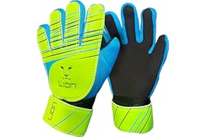 LION SPORTSWEAR Football Goalkeeper Gloves For Kids - Boys & Girls - With Embossed Latex Palms For Grip