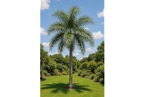 LE GRENIER D'ABONDANCE LES GRAINES QUI DONNENT ENVIE 10 semillas para sembrar - El ático de Abundancia - SYAGRUS ROMANZOFFIANA – Palmera Real de Brasil