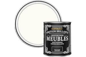 Rust-Oleum Peinture Blanche pour Meubles, Finition Brillante - Porcelaine 750ml