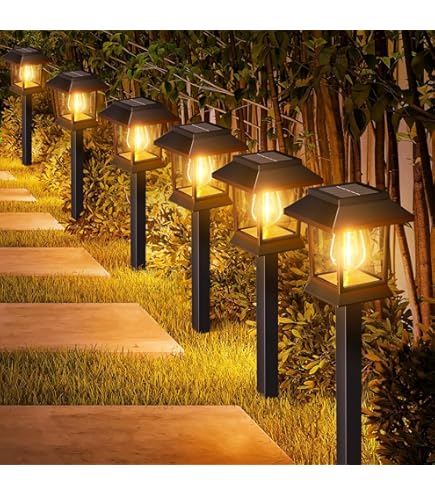 8 Luci Solari Da Esterno Con Luce Calda E RGB - Impermeabili IP65 - Per Giardino E Sentieri - Foto 5