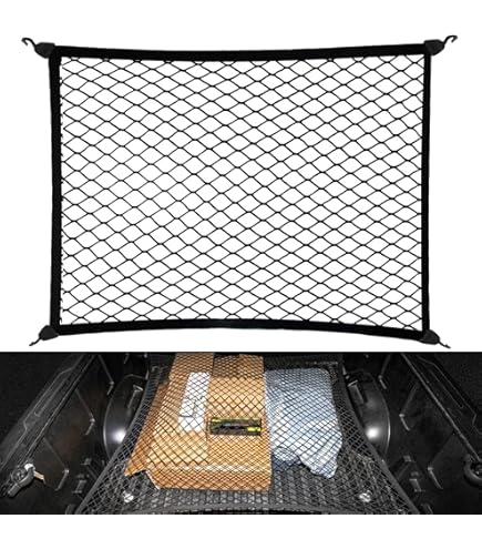 Bagagenet voor de auto 80 x 100 cm uitgerekt tot 210 x 140 cm opbergnet