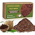 Coco Coir Bricks for Plants 1.4LB, All Natural Organic Compressed Coconut Coir Fiber, Easy to Expand, Low EC, pH Balanced, Ideal for Vegetables, Herbs, Flowering Plants (1 pack)